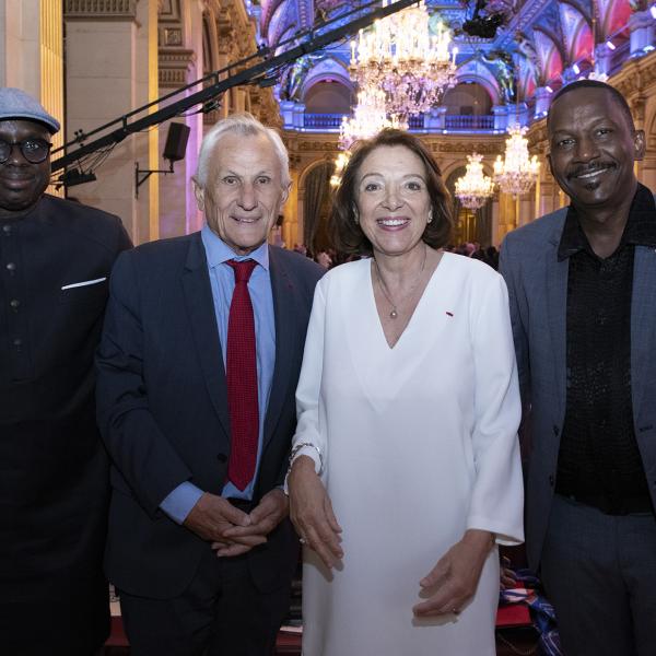 Dominique ATTIAS,  Vice-Bâtonnière de Paris, Papa Laïty NDIAYE,  Bâtonnier de l_Ordre Avocats du Sénégal et Daouda SAMNA SOUMANA Bâtonnier du Niger, Bâtonnier Bernard Vatier